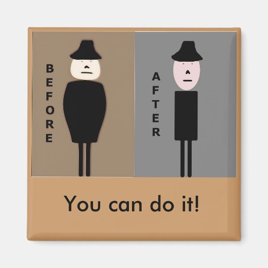 重量損失勇気付けられる磁石 マグネット (正面)