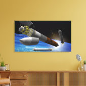 重量物ロケットのアーティスト表現 キャンバスプリント (インサイチュ (リビング))