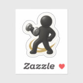 重量物引上げステッカー – ジム&フィットネス シール (シート)