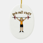 重量物引上げ(ブロンド) セラミックオーナメント (正面)