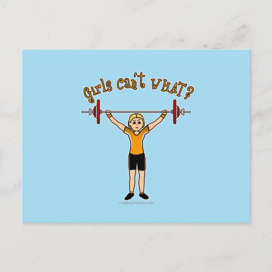 重量物引上げ（ブロンド） ポストカード (正面)