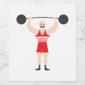 重量物引上げ ワインラベル (シングルラベル)