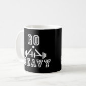 重量級でいこう コーヒーマグカップ (正面左)
