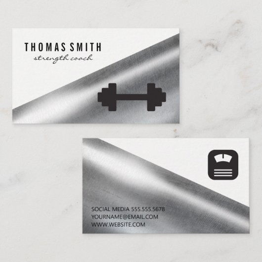 重量 |スケール |メタリック 名刺 (正面/裏面)