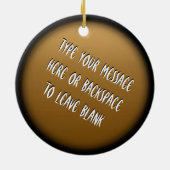 重金属のオーナメント石及びロールドラマーのカスタム セラミックオーナメント (裏面)