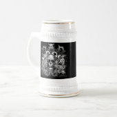 重金属のスタイルのTシャツおよびギフトのクールなパパ ビールジョッキ (正面左)