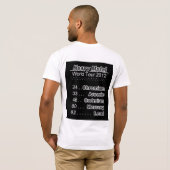 重金属のワイシャツの要素 Tシャツ (裏面フル)