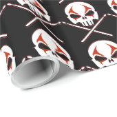 重金属の包装紙の石のドラマーのギフトの紙 ラッピングペーパー (ロールコーナー)