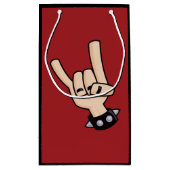 重金属の悪魔の角 スモールペーパーバッグ (裏面)