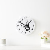 重金属の時計 ラウンド壁時計 (ホーム)