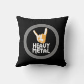 重金属の枕 クッション (裏面)