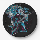 重金属の石 ペーパープレート (正面)