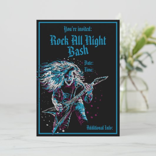 重金属の石 招待状 (スタンド正面)