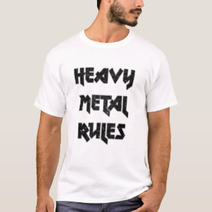 重金属の規則 Tシャツ