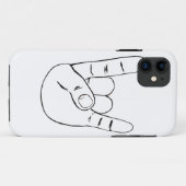 重金属の角のiPhone 5の場合 Case-Mate iPhoneケース (裏面(横))