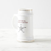 重金属の醸造の会社ステイン ビールジョッキ (正面左)