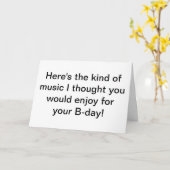 重金属のB日 カード (黄色い花)