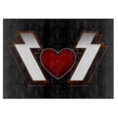 重金属ハート カッティングボード (正面)