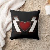 重金属ハート クッション (ブランケット)