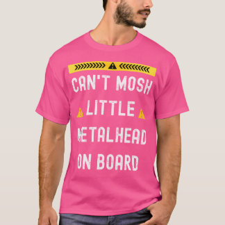 重金属ベビーはBoで小さな金属頭をモッシュできない Tシャツ