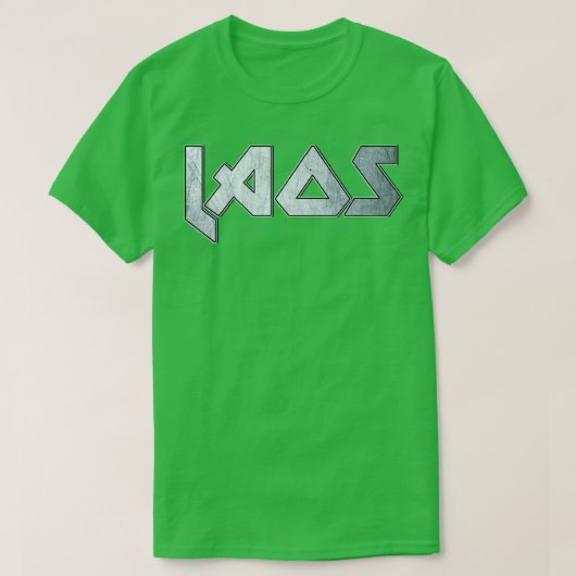 重金属ラオス Tシャツ (デザイン正面)