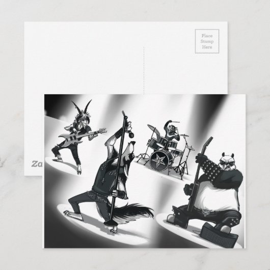 重金属帯 ポストカード (正面/裏面)