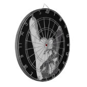 重金属手の印 ダーツボード (正面左)