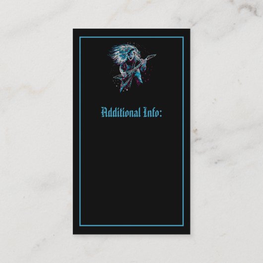 重金属2の石 名刺 (裏面)