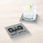 重金属 ガラスコースター (アングル)