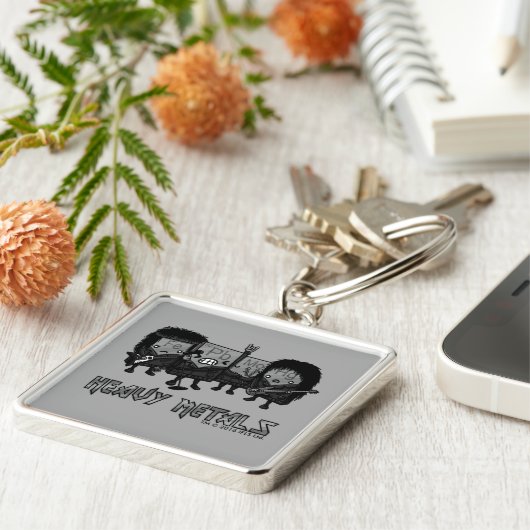 重金属 キーホルダー (側面)