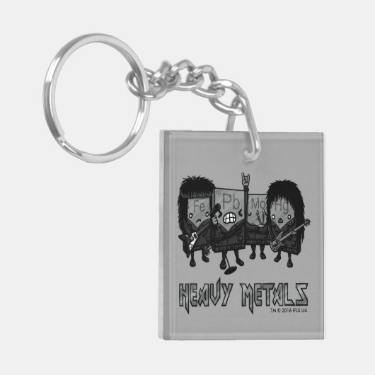 重金属 キーホルダー (正面左)