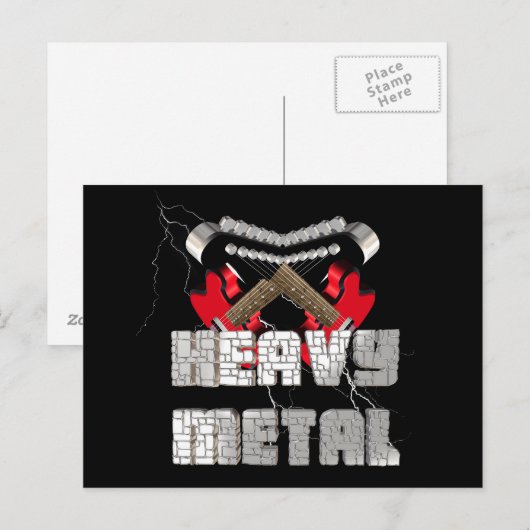 重金属 ポストカード (正面/裏面)