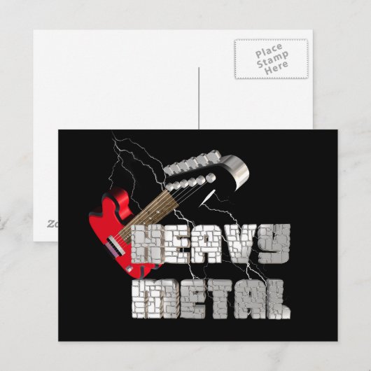 重金属 ポストカード (正面/裏面)