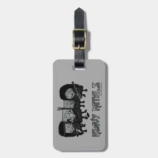 重金属 ラゲッジタグ (正面縦)