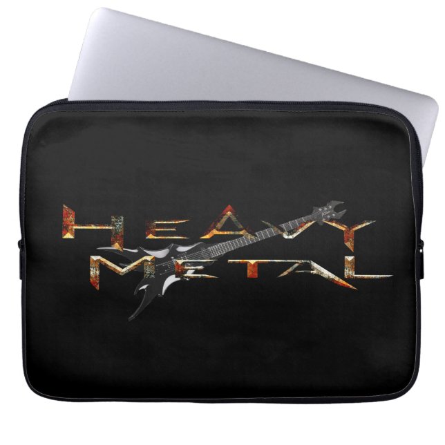 重金属 ラップトップスリーブ (正面)