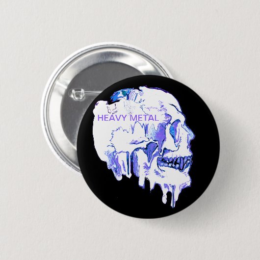 重金属 缶バッジ (正面&裏面)