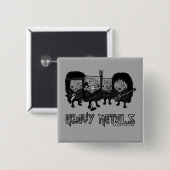 重金属 缶バッジ (正面&裏面)