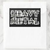 重金属 長方形シール (バッグ)