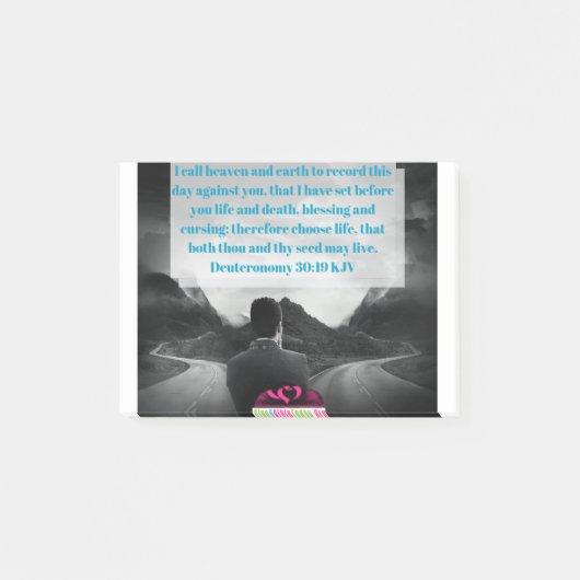 重陽30:19 KJV ポストイット (正面)