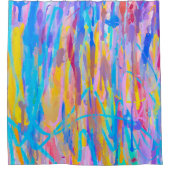 重鮮やかねて シャワーカーテン (正面)