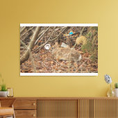 野うさぎ キャンバスプリント (インサイチュ (リビング))