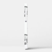 野うさぎ。森の動物とのシームレスなパターン Case-Mate iPhoneケース (裏面 / 左)