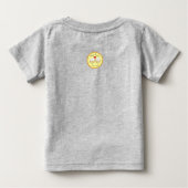 野おもしろい菜牛子のベビーのTシャツ ベビーTシャツ (裏面)
