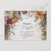 野お洒落花おむつラッフルの開花ベビー エンクロージャーカード (正面)