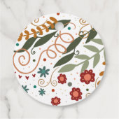 野お洒落花おもしろいモダン刺激 フェイバータグ (裏面)