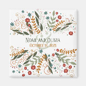 野お洒落花フローラエレガント刺激 マグネット (正面)