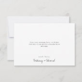 野お洒落花結婚サンキューカード サンキューカード (裏面)