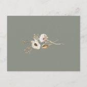 野お洒落花 |アイボリーサンキューカード ポストカード (裏面)