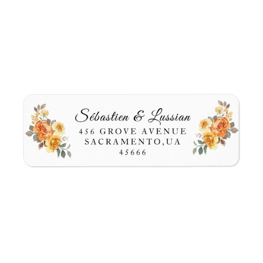 野お洒落花 ラベル (正面)