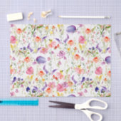野お洒落花 |水彩 薄葉紙 (クラフト)